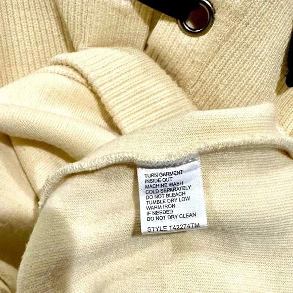 EUC Tru Lux Jeans Color Block Laced Neck Sweater Sz L - Picture 13 of 16